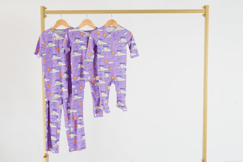 Dreaming of Eid Toddler 3pc Pjs – Lilac